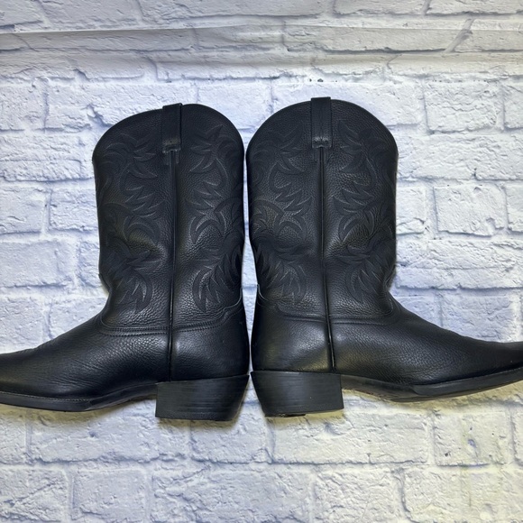 ARIAT Heritage Western Cowboy Boot 10002218 Black Leather R Toe Men's size 14 EE - Picture 9 of 16